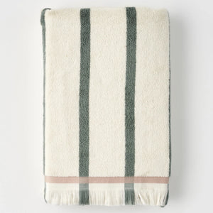 Ella Striped Cotton Bath Towel detail view