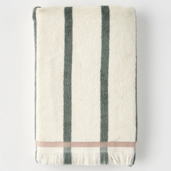 Ella Striped Cotton Bath Towel
