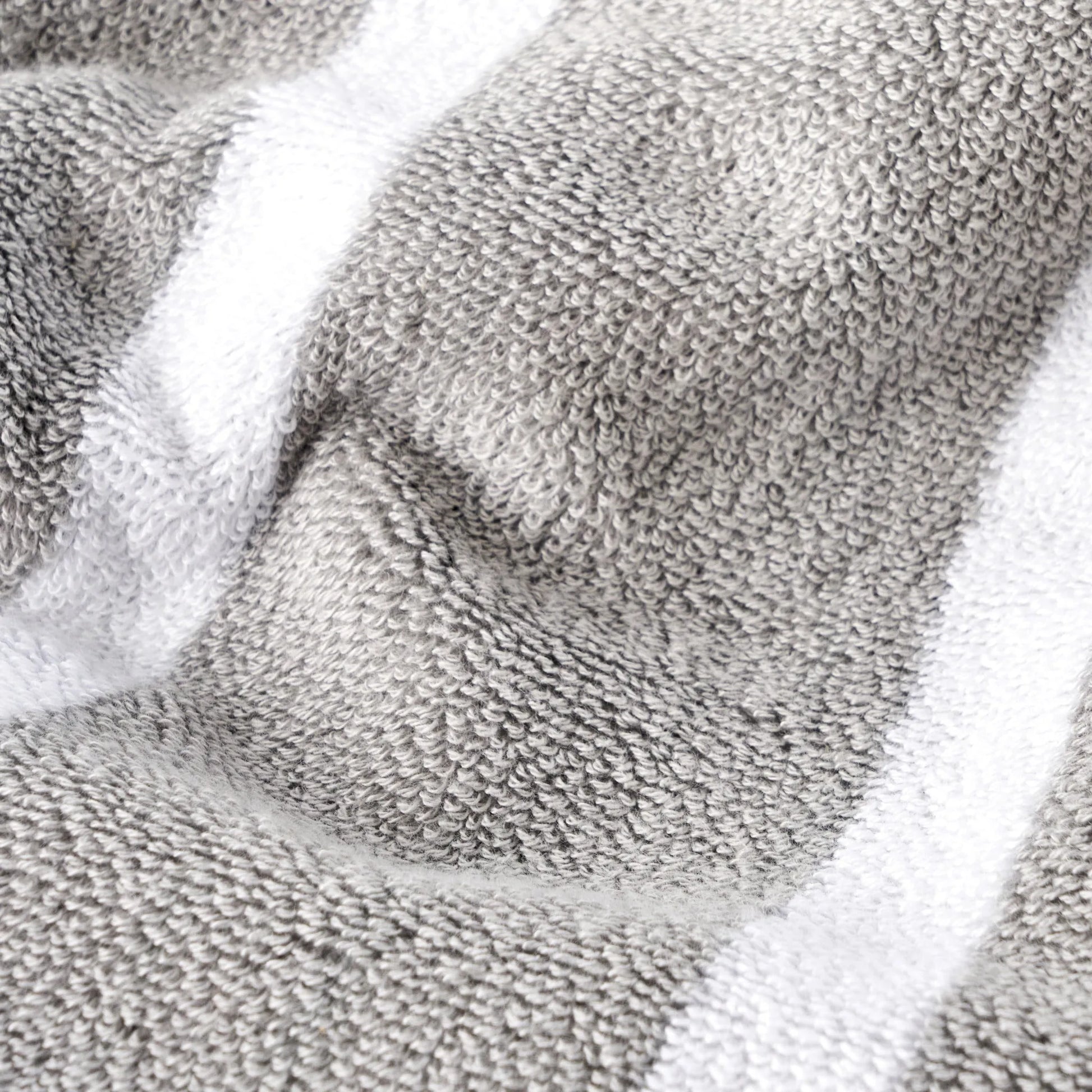 Ella Striped Cotton Bath Towel texture detail