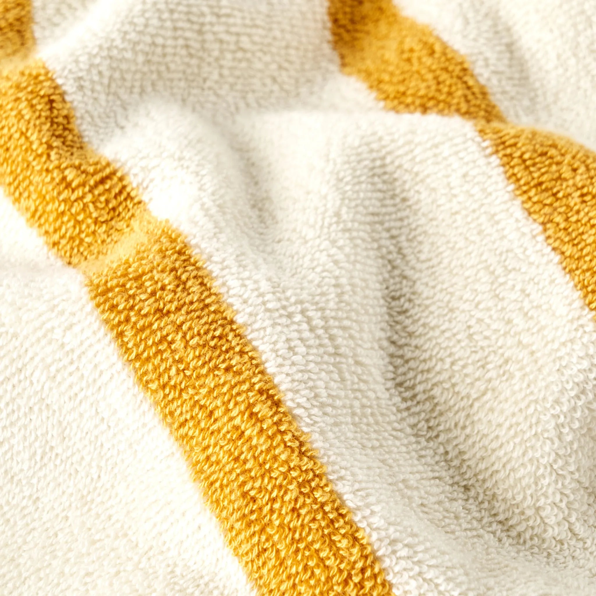 Ella Striped Cotton Washcloth detail view