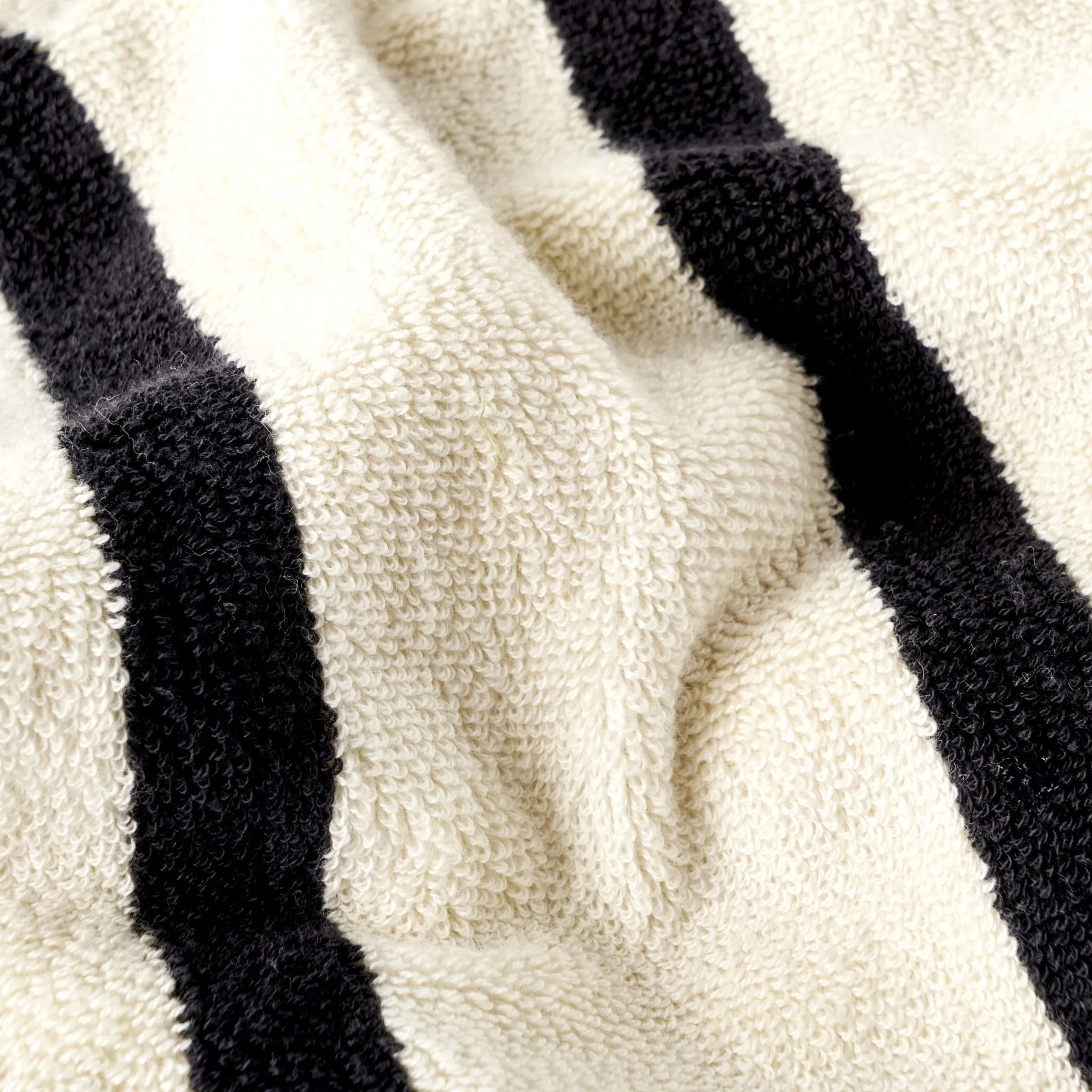 Ella Striped Cotton Washcloth design detail