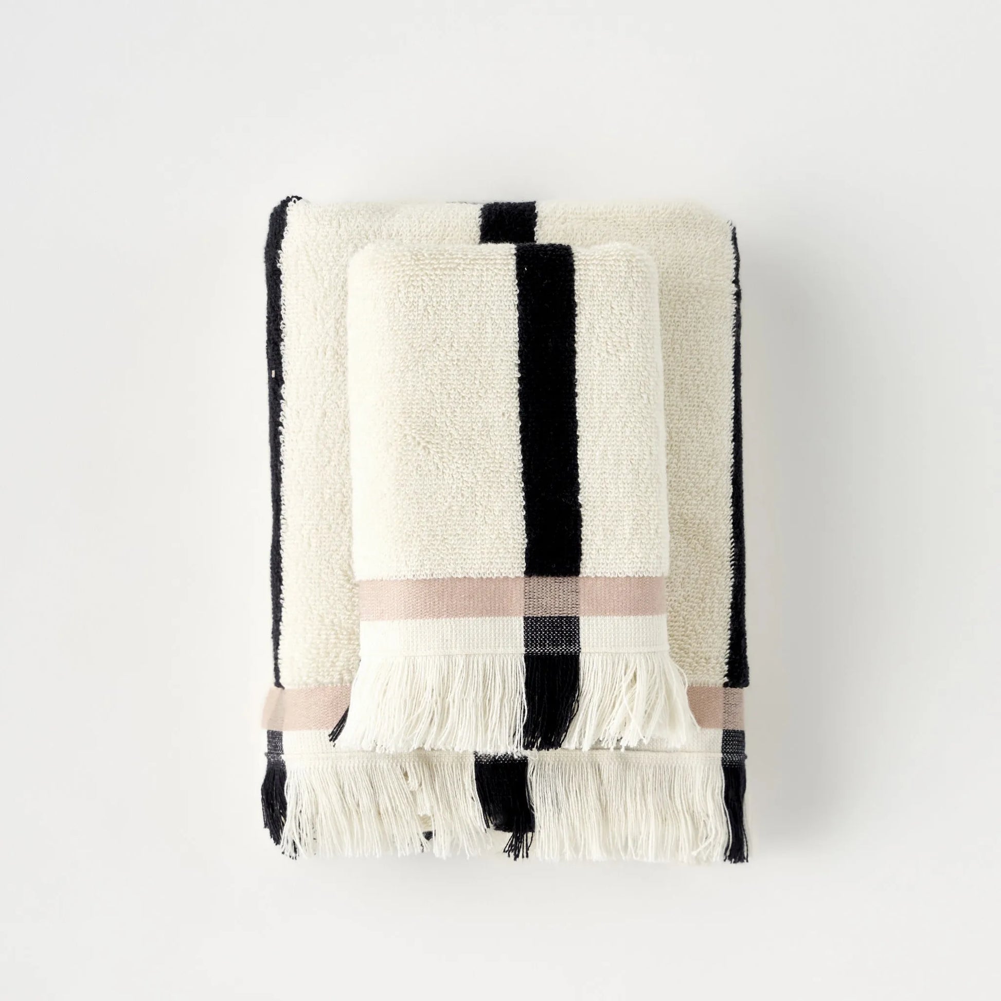Ella Striped Cotton Washcloth additional view