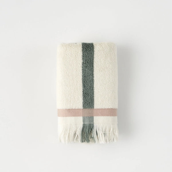 Ella Striped Cotton Washcloth