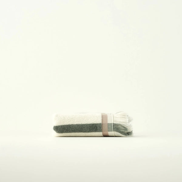 Ella Striped Cotton Washcloth
