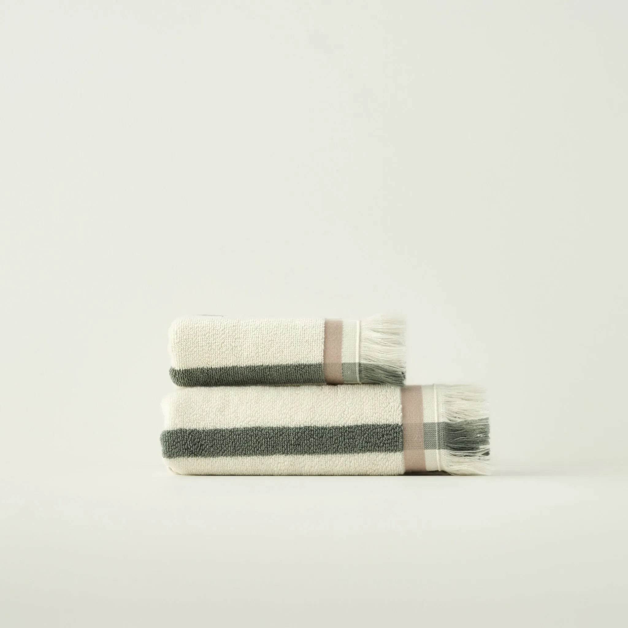Ella Striped Cotton Washcloth additional view