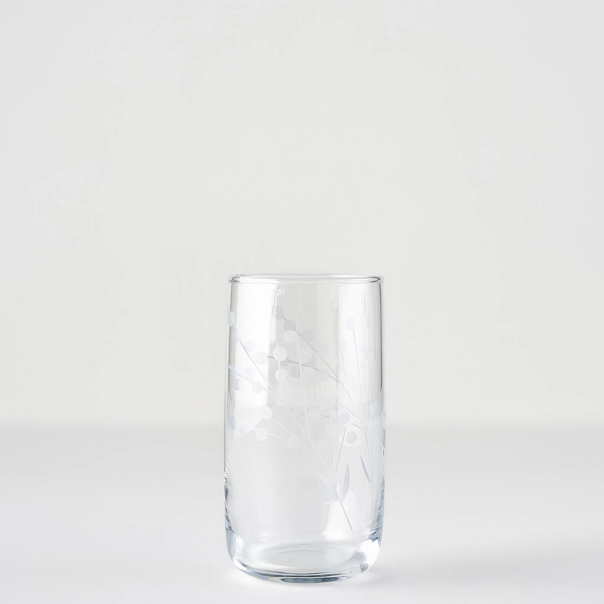 Exclusive Collection Floral Highball Glass (Set of 6) texture detail