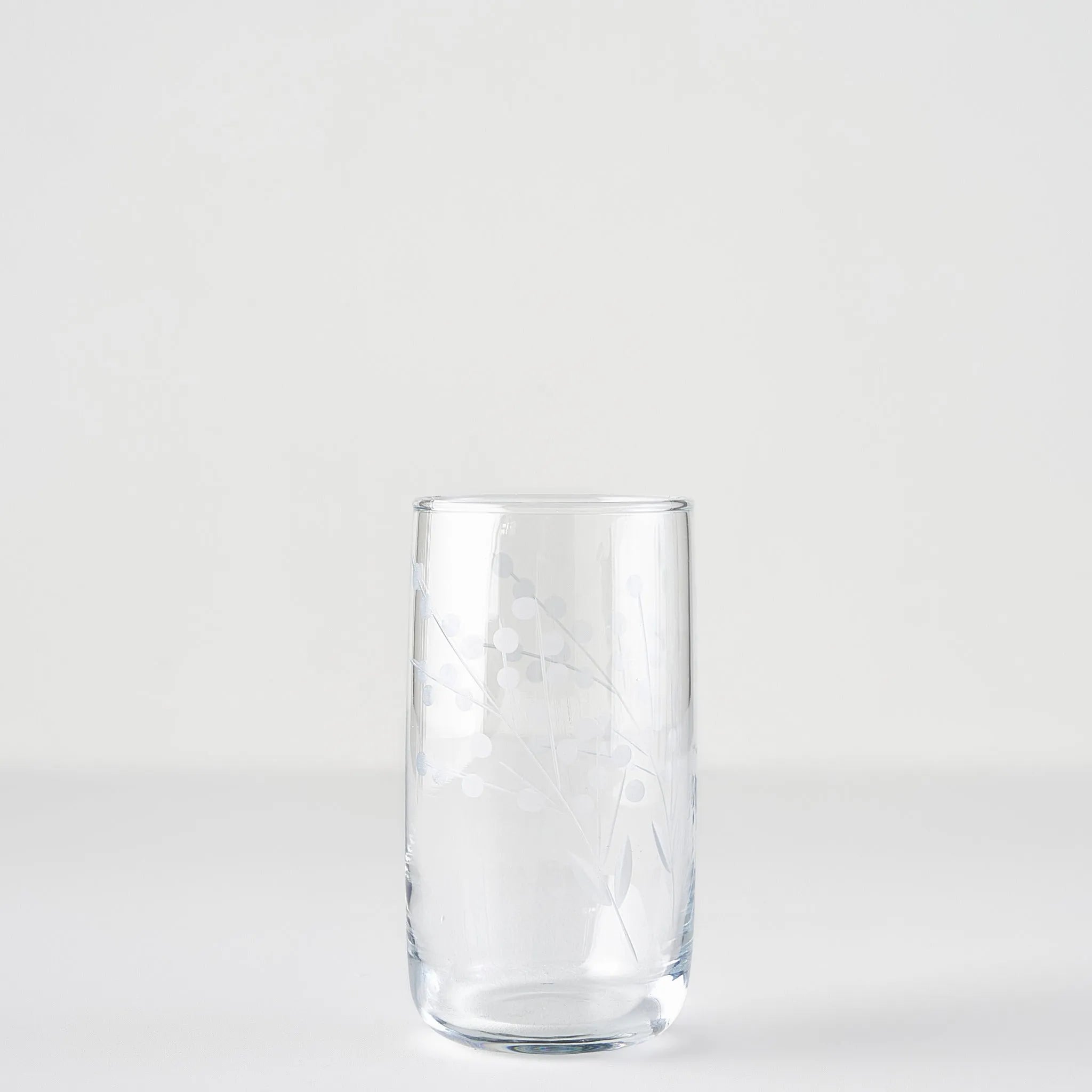 Exclusive Collection Floral Highball Glass (Set of 6) texture detail