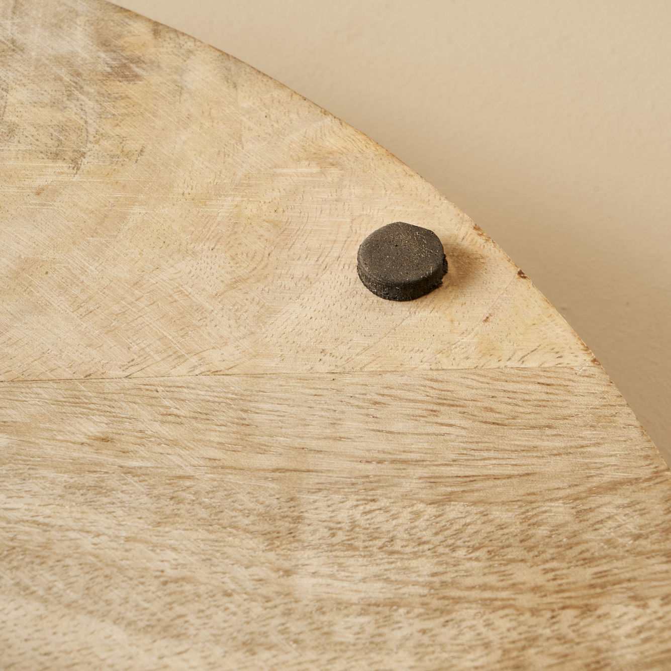 Luna Mango Wood Round Decorative Tray