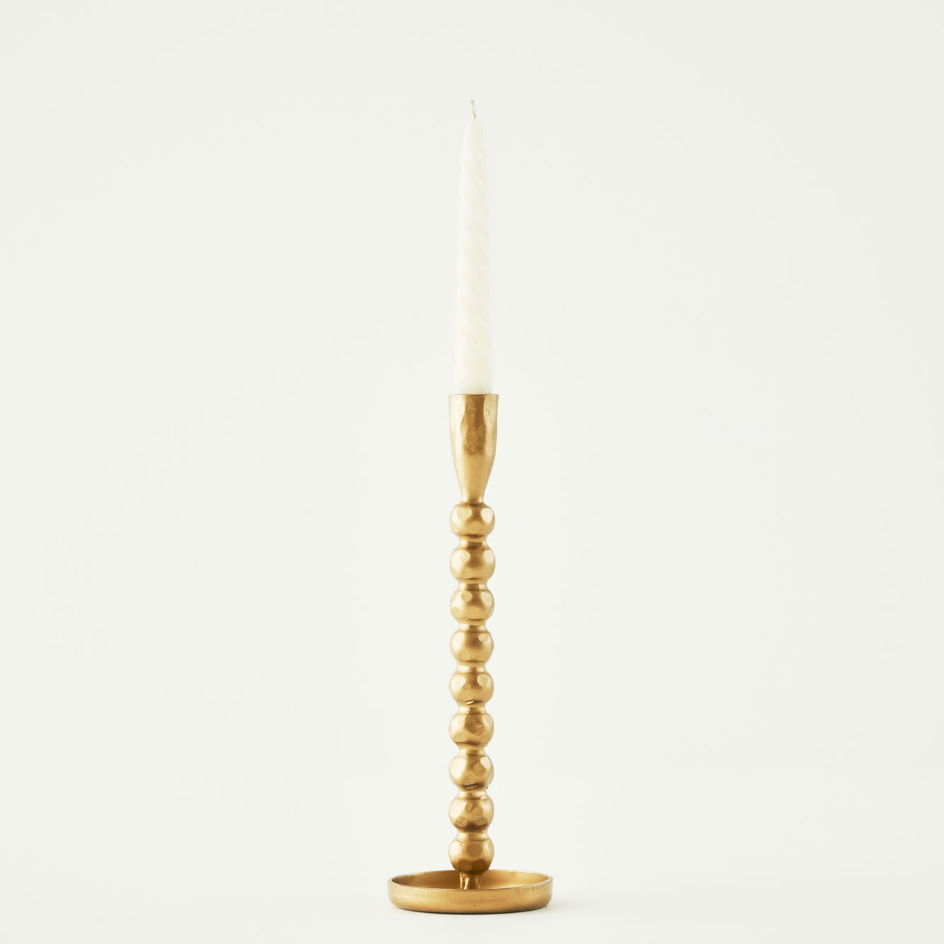 Sofya Gold Taper Candle Holder