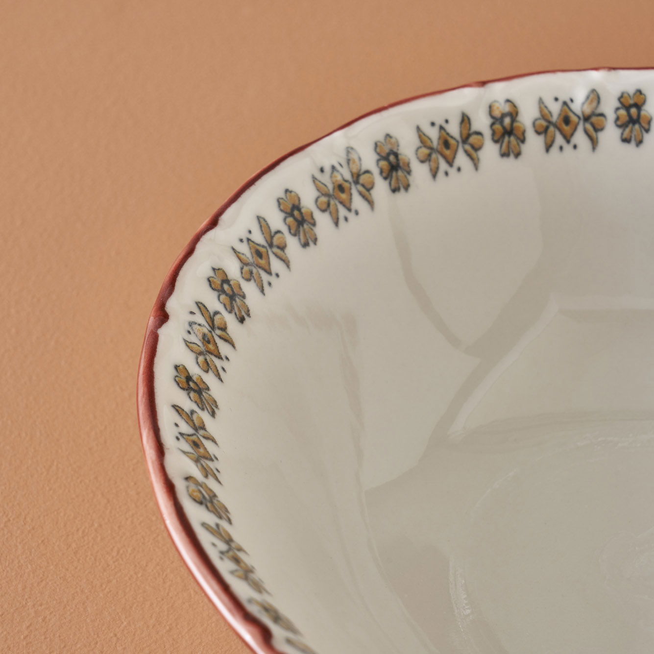 Indian Porcelain Salad Bowl