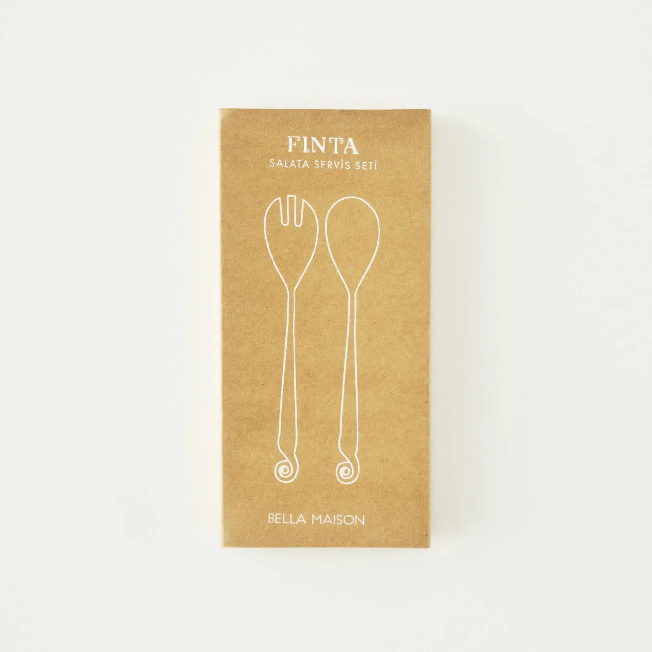 Finta Stainless Steel Salad Serving Set additional view