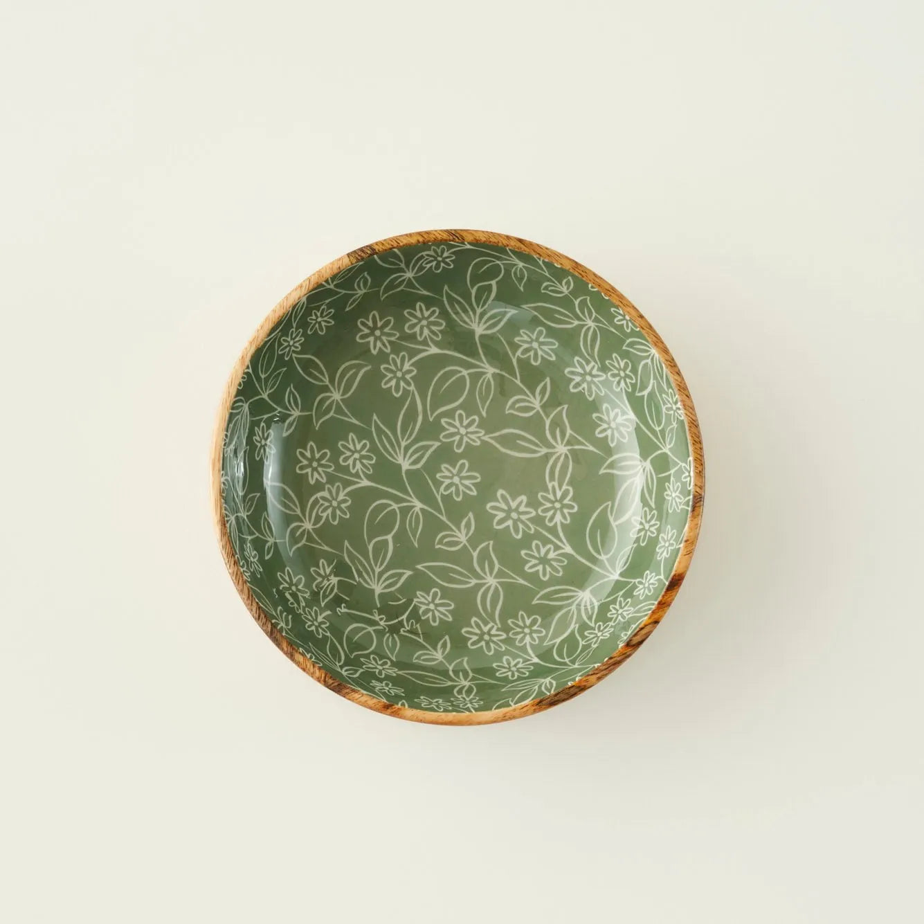 Floral Mango Serving Bowl