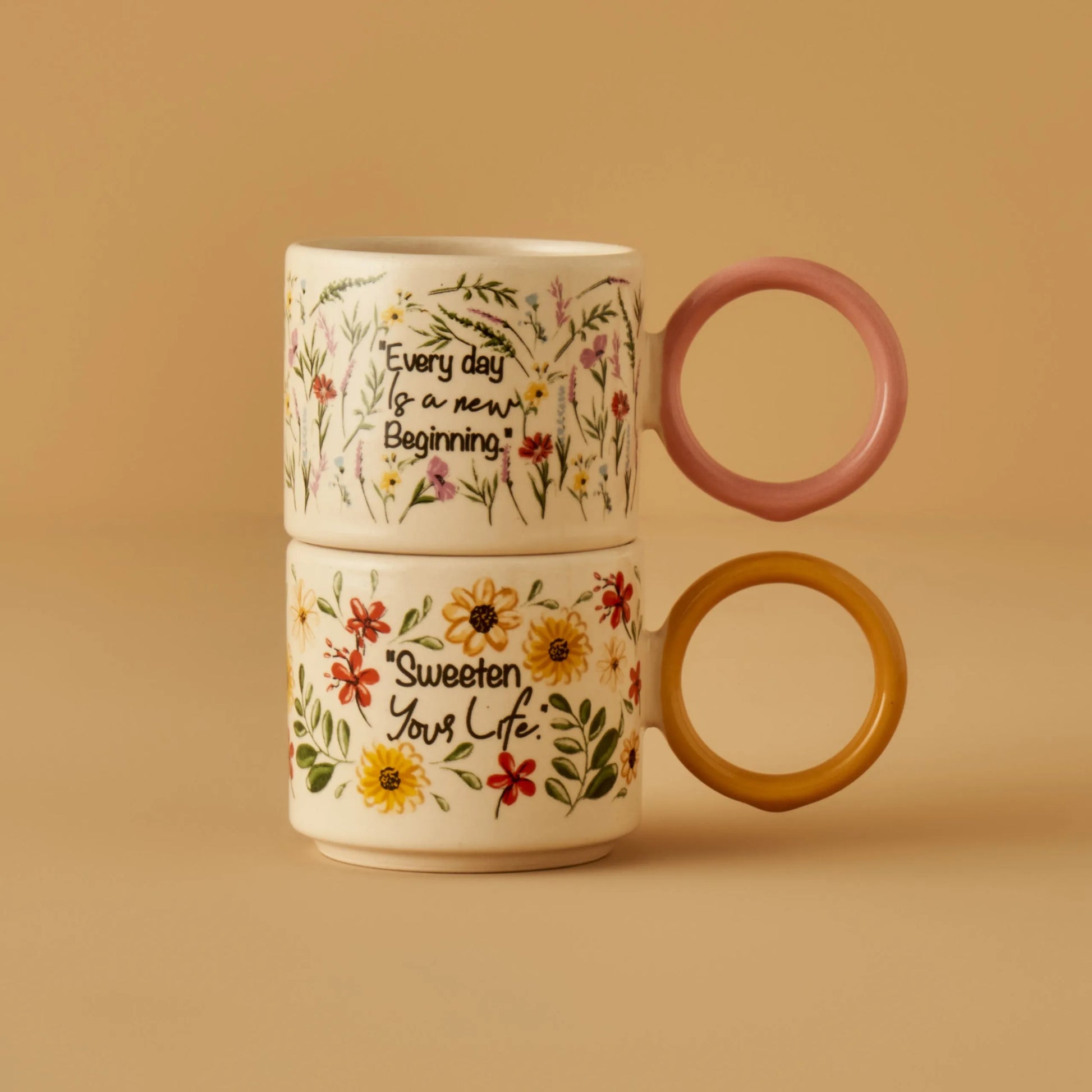 Flores Coffee Cup Set (2 Pieces)