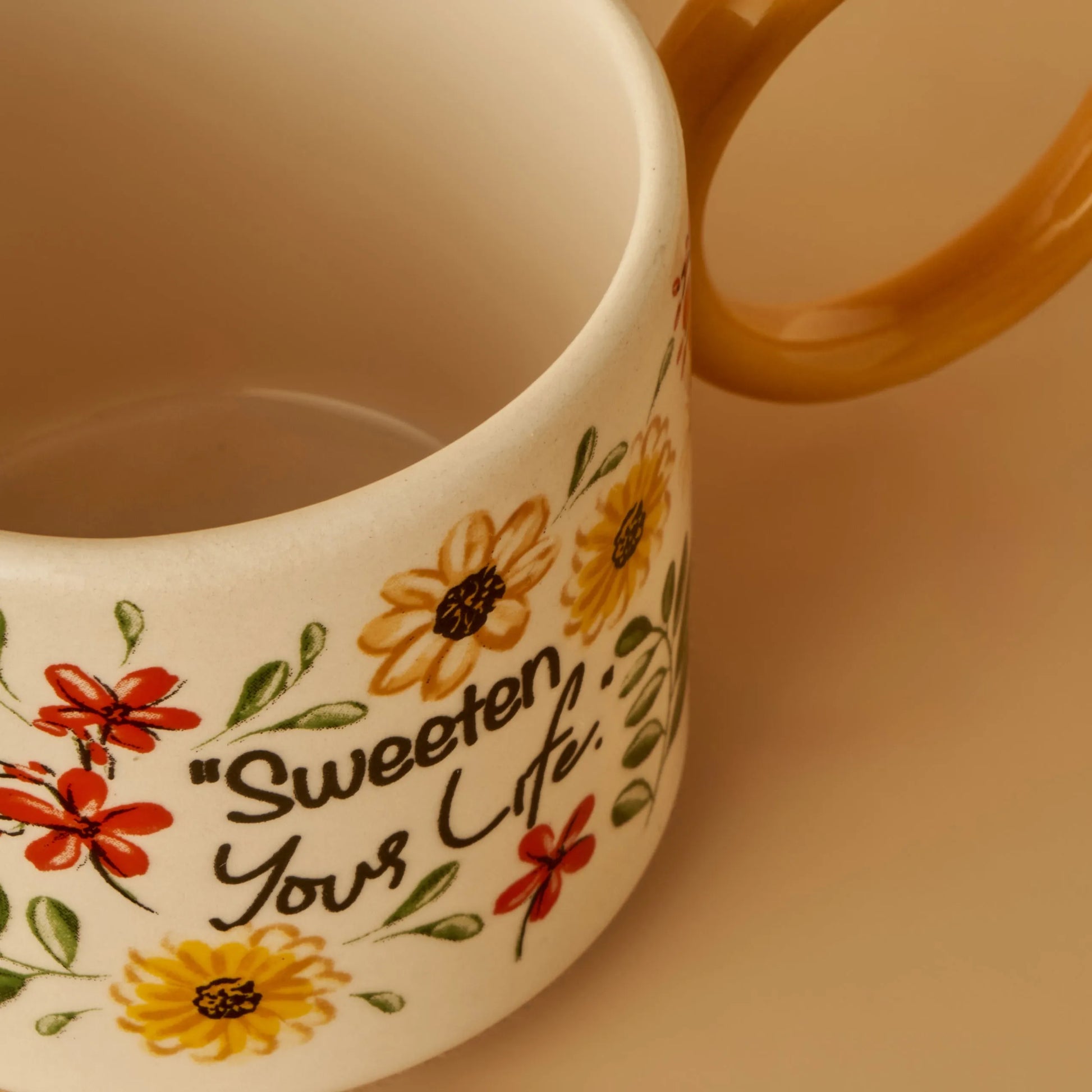 Flores Coffee Cup Set (2 Pieces) texture detail