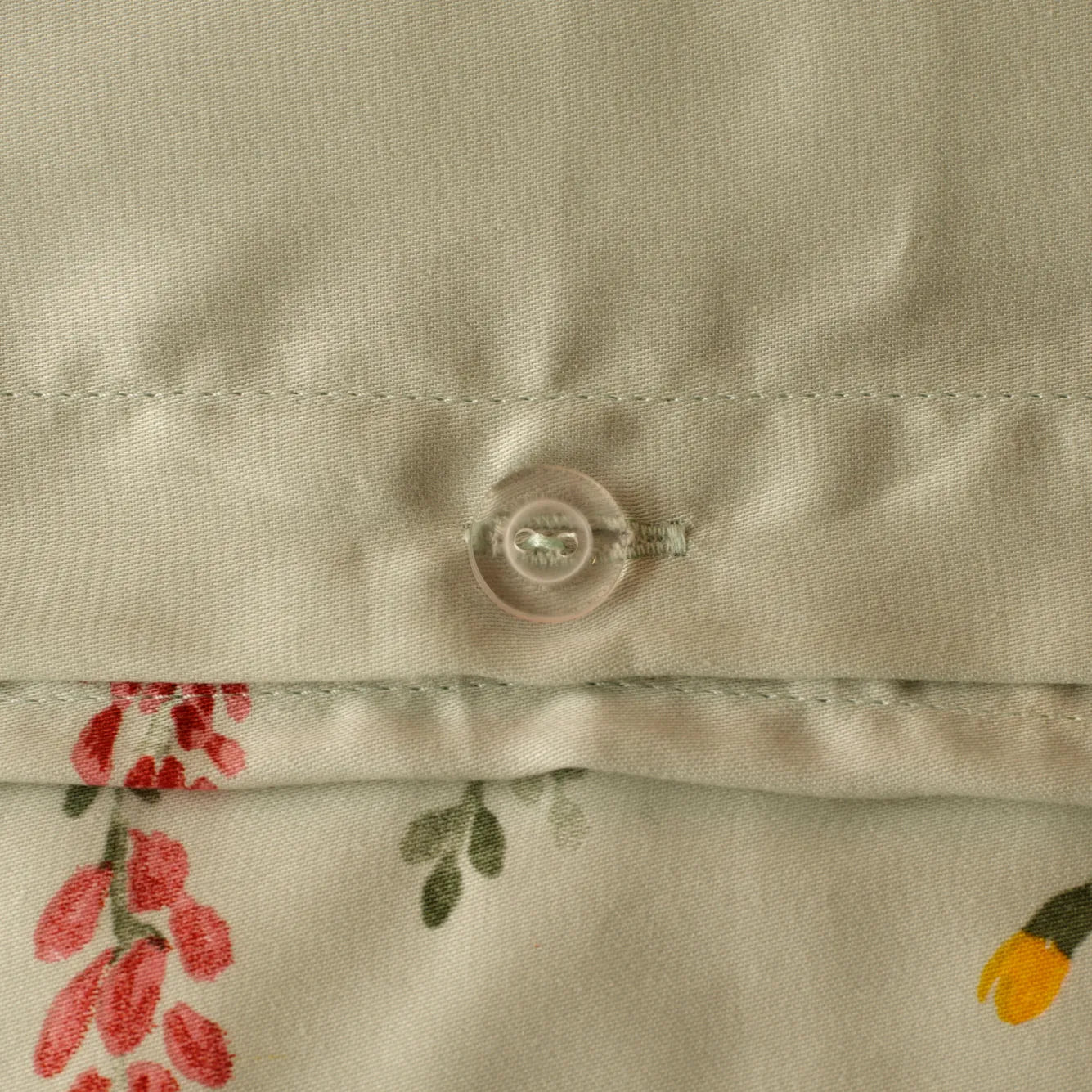 Flores Cotton Duvet Set design detail