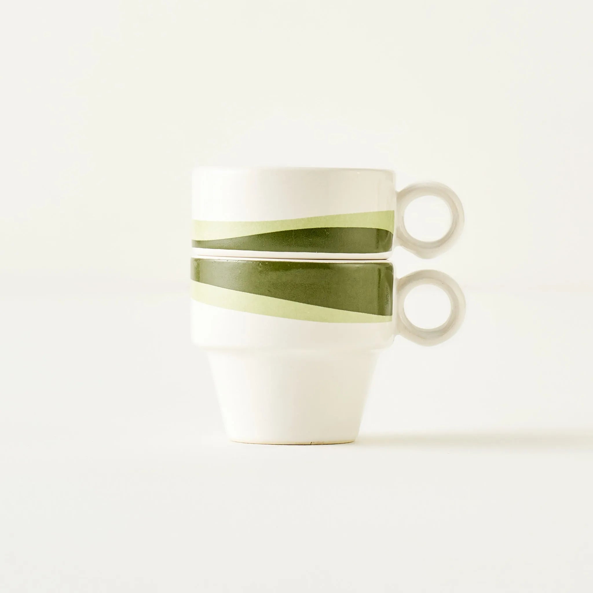 Flow Ceramic Espresso Cup (Set of 2) - Bella Maison