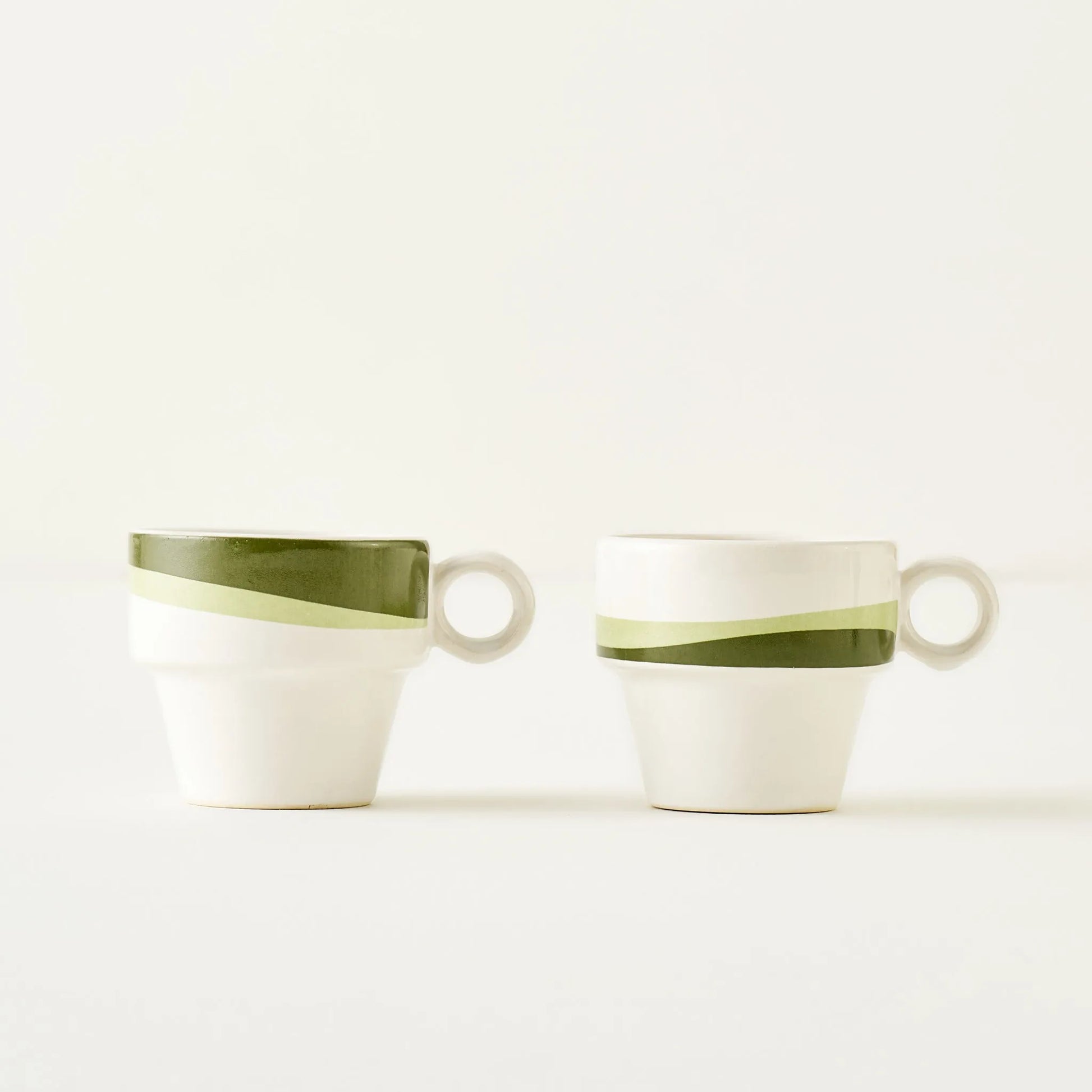 Flow Ceramic Espresso Cup (Set of 2) detail view