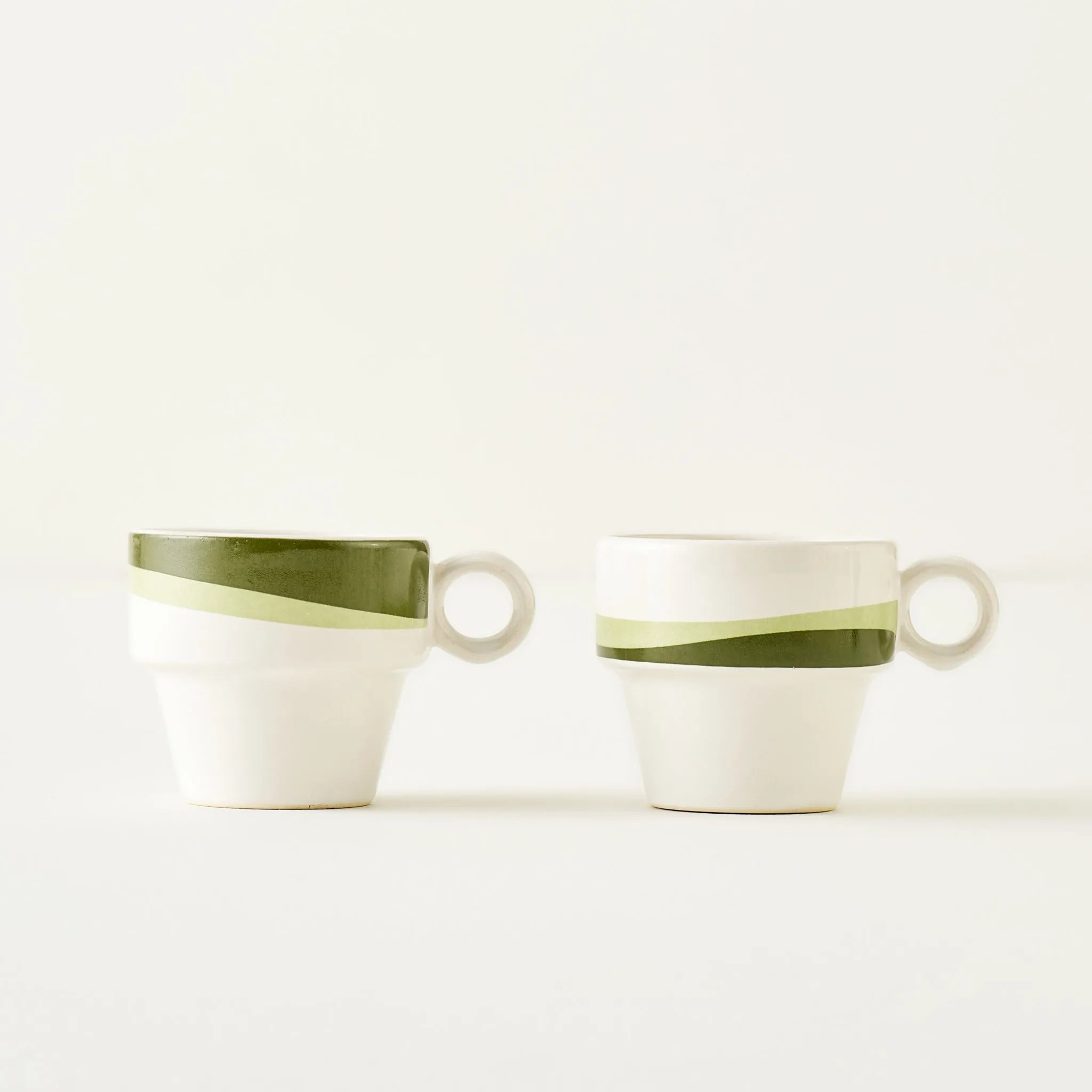 Flow Ceramic Espresso Cup (Set of 2) detail view
