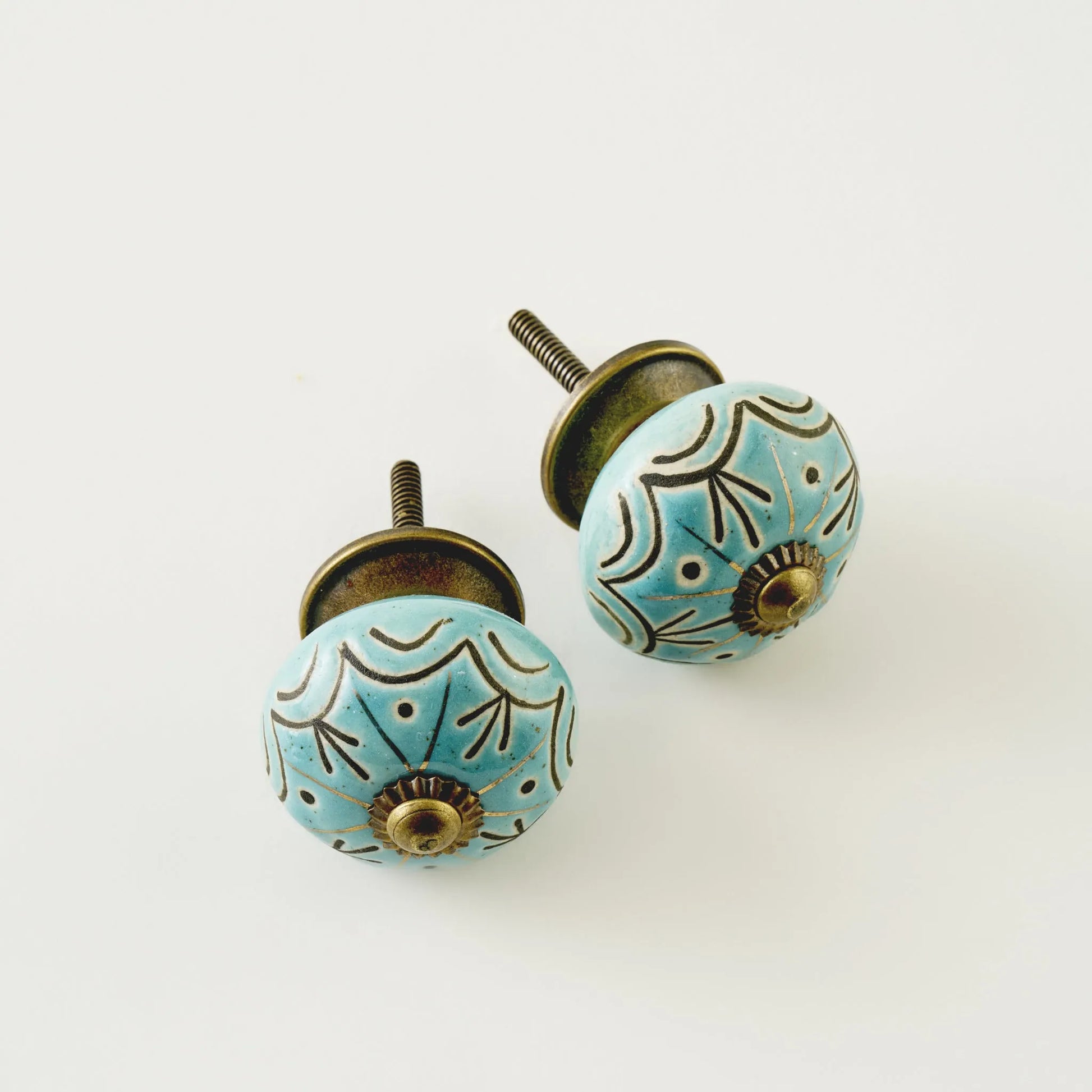 Gemma Ceramic Cabinet Knobs (Set of 2) texture detail
