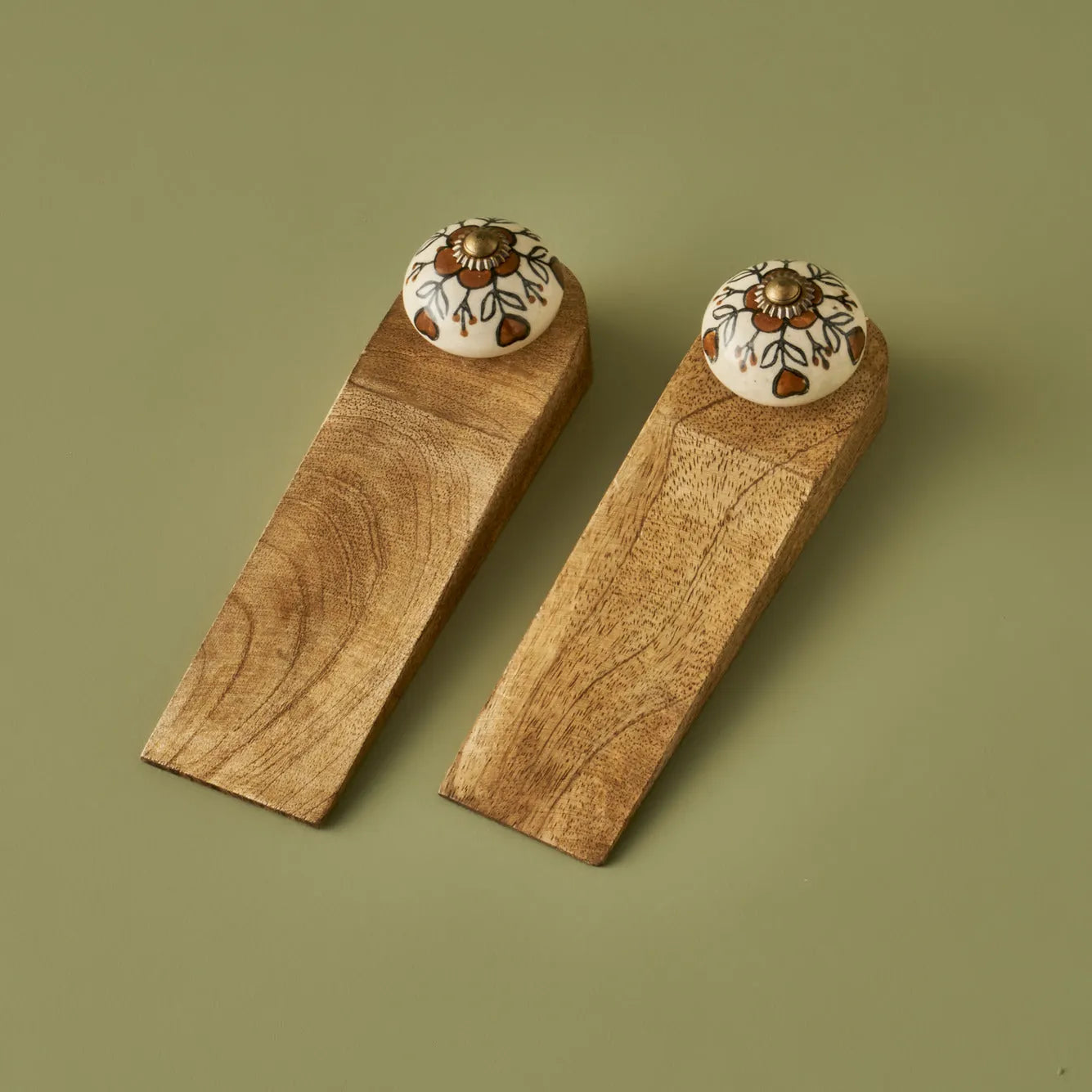 Hermosa Mango Wood Door Stopper