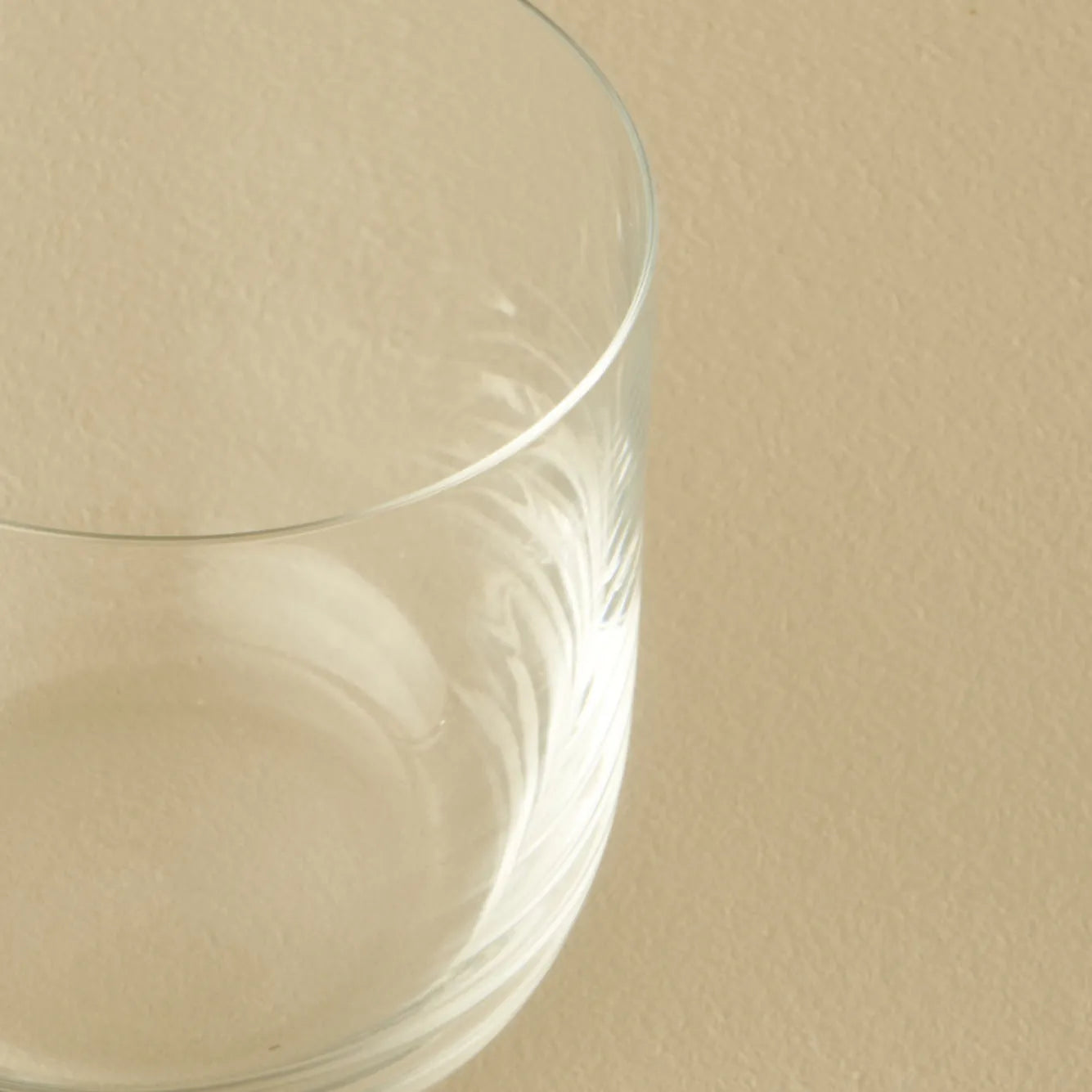 Icon Clear Glass Tumbler detail view