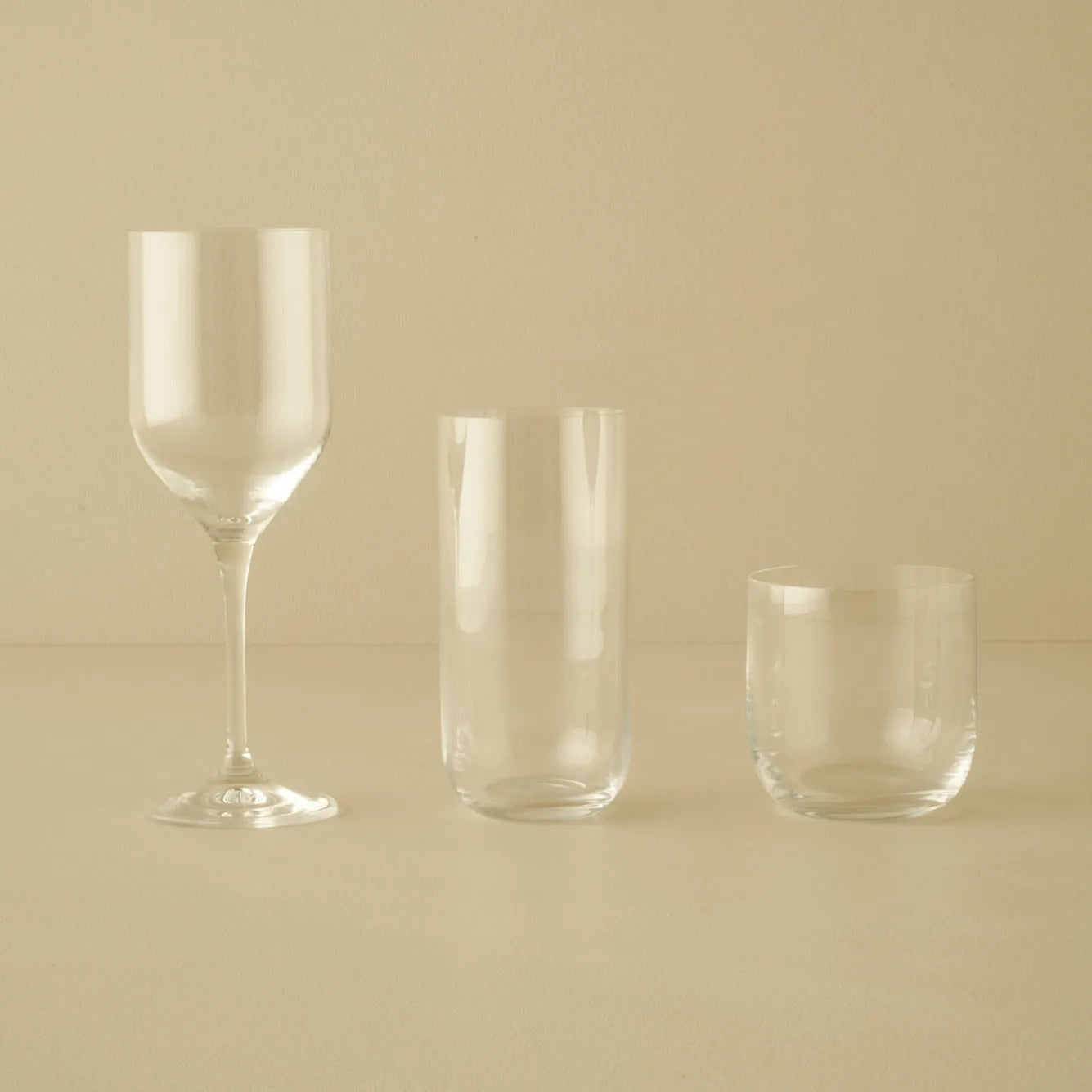 Icon Clear Glass Tumbler texture detail
