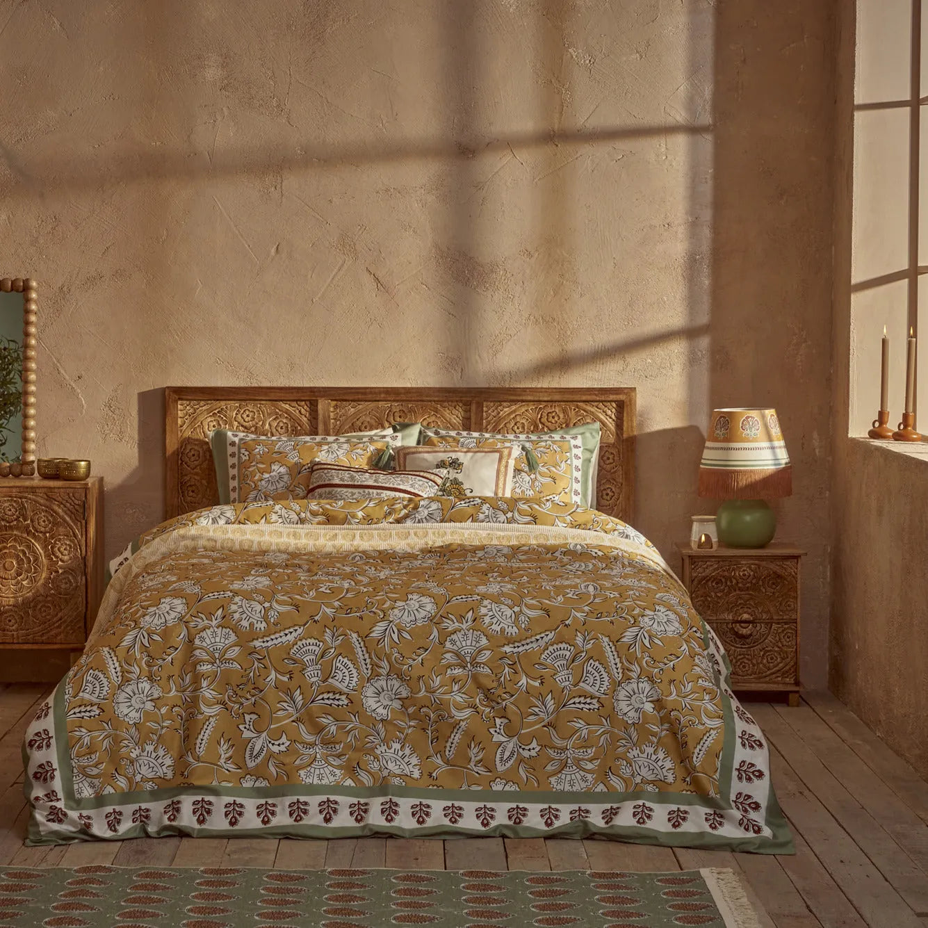 Indian Cotton Sateen Duvet Set