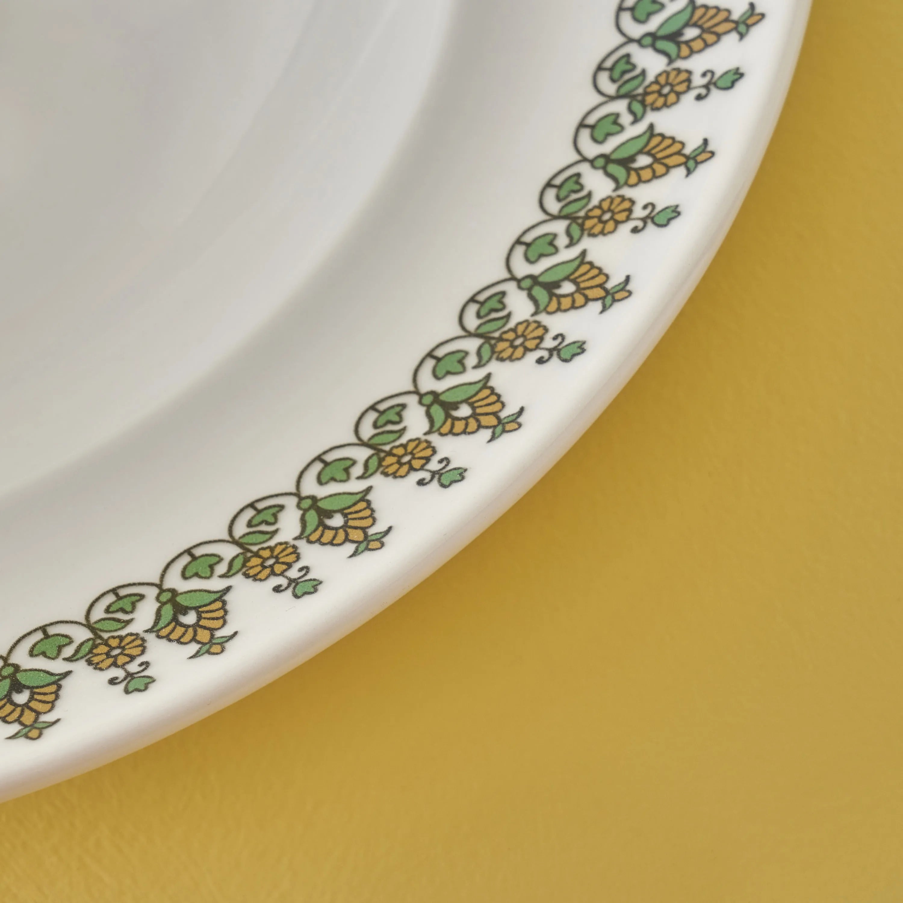 Indian Porcelain Pasta Bowl detail view