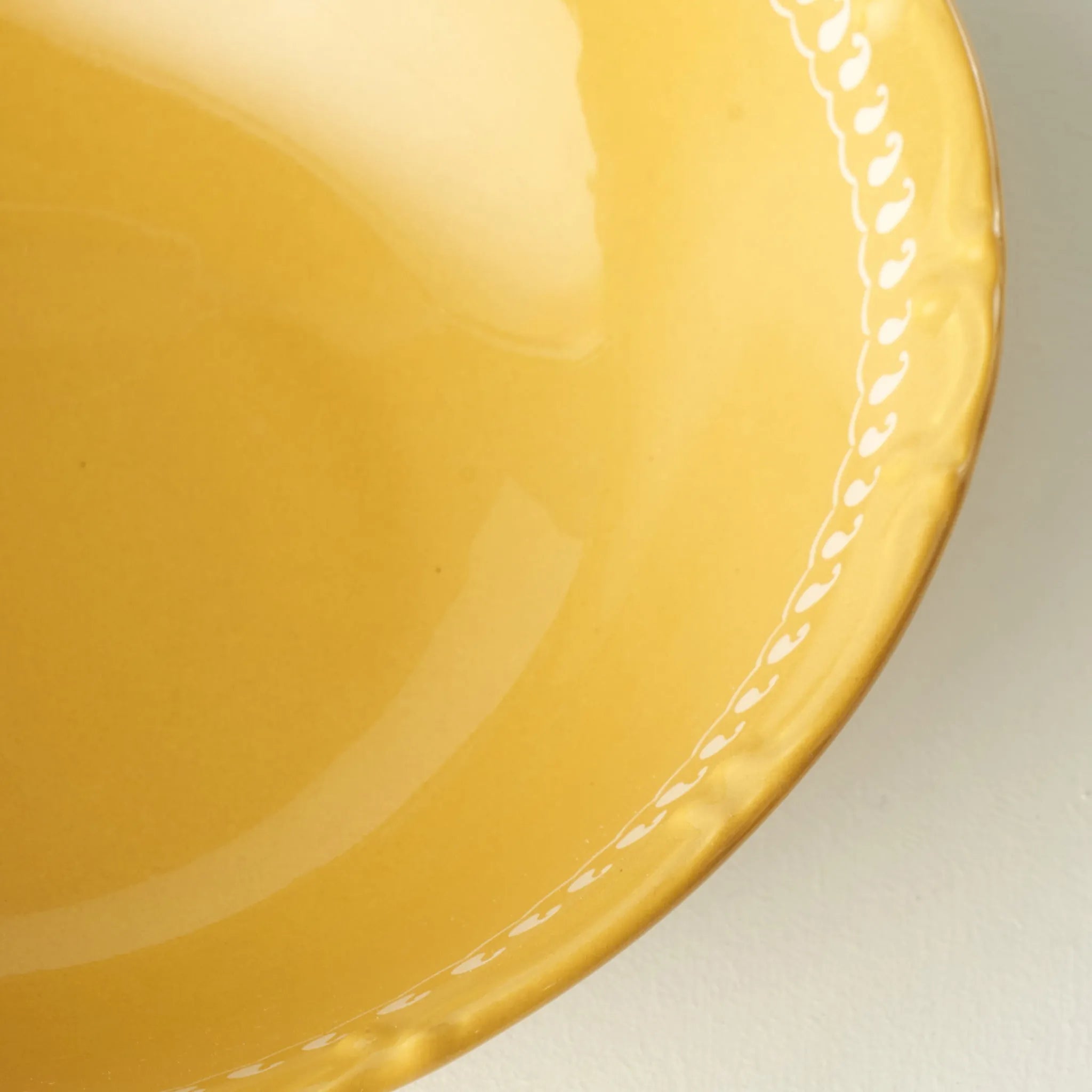 Indian Porcelain Salad Bowl additional view