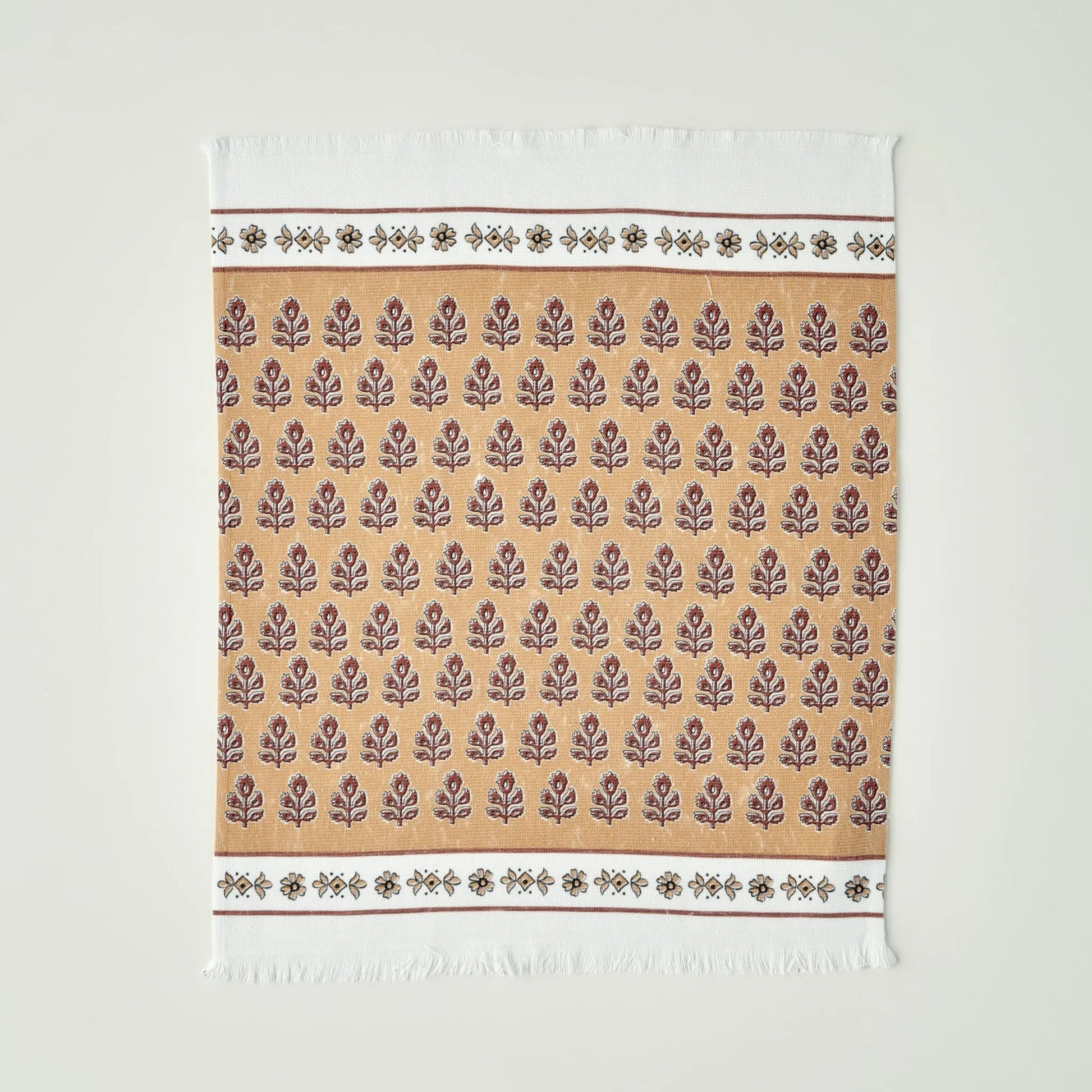 Indian Printed Kitchen Towel (Set of 2) texture detail