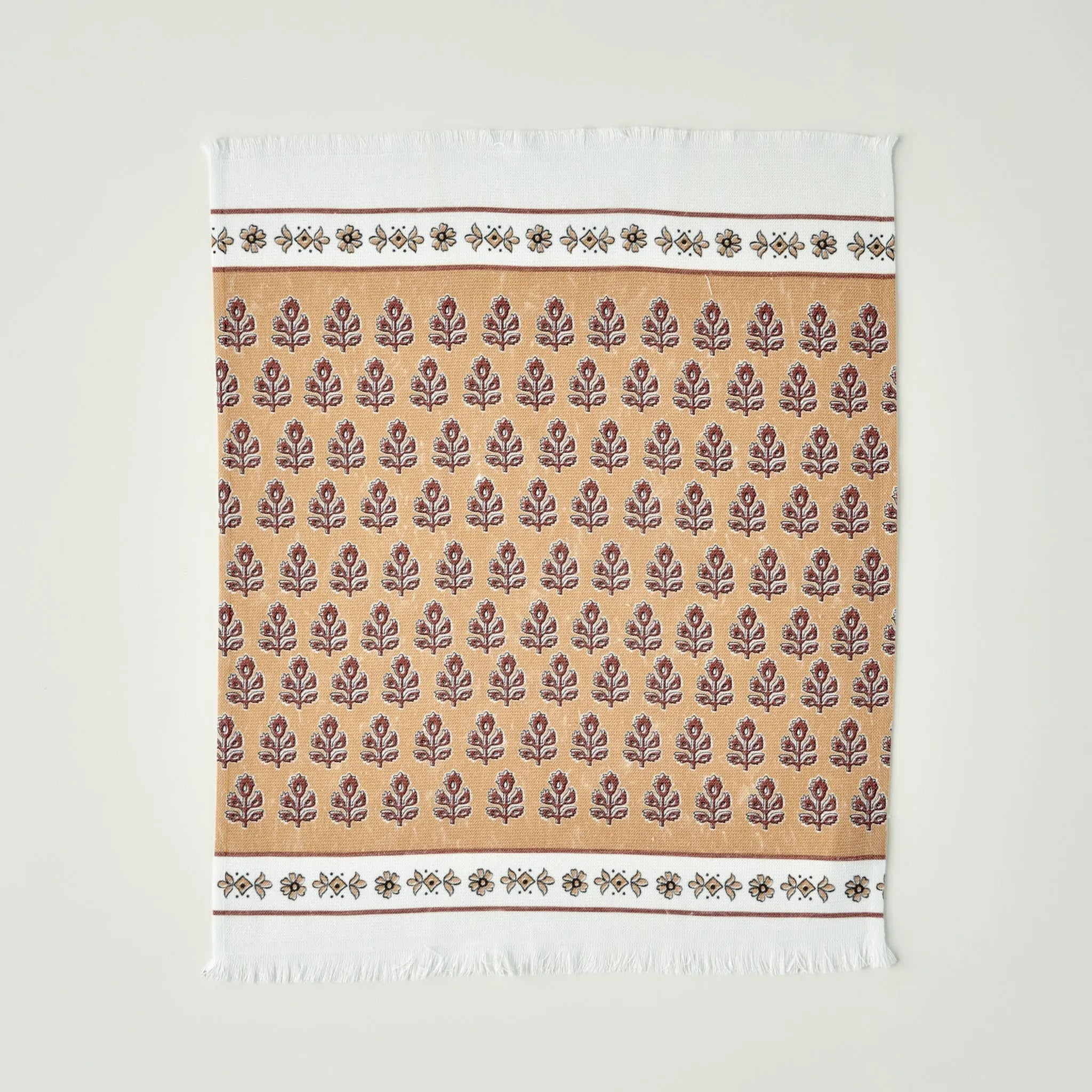 Indian Printed Kitchen Towel (Set of 2) texture detail