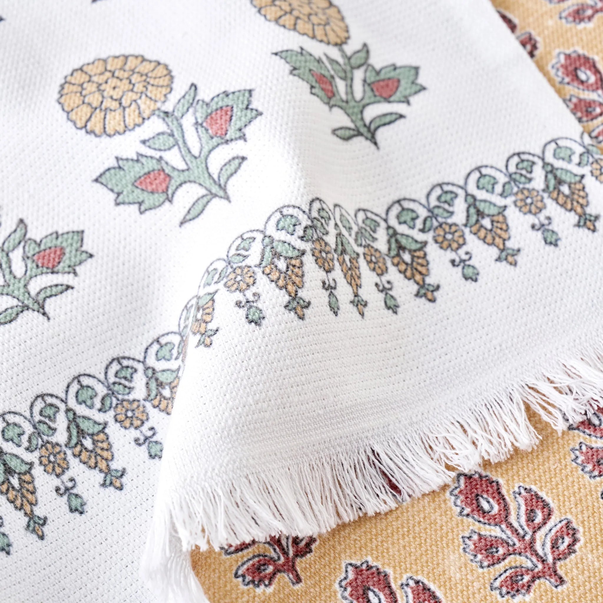 Indian Printed Kitchen Towel (Set of 2) side view