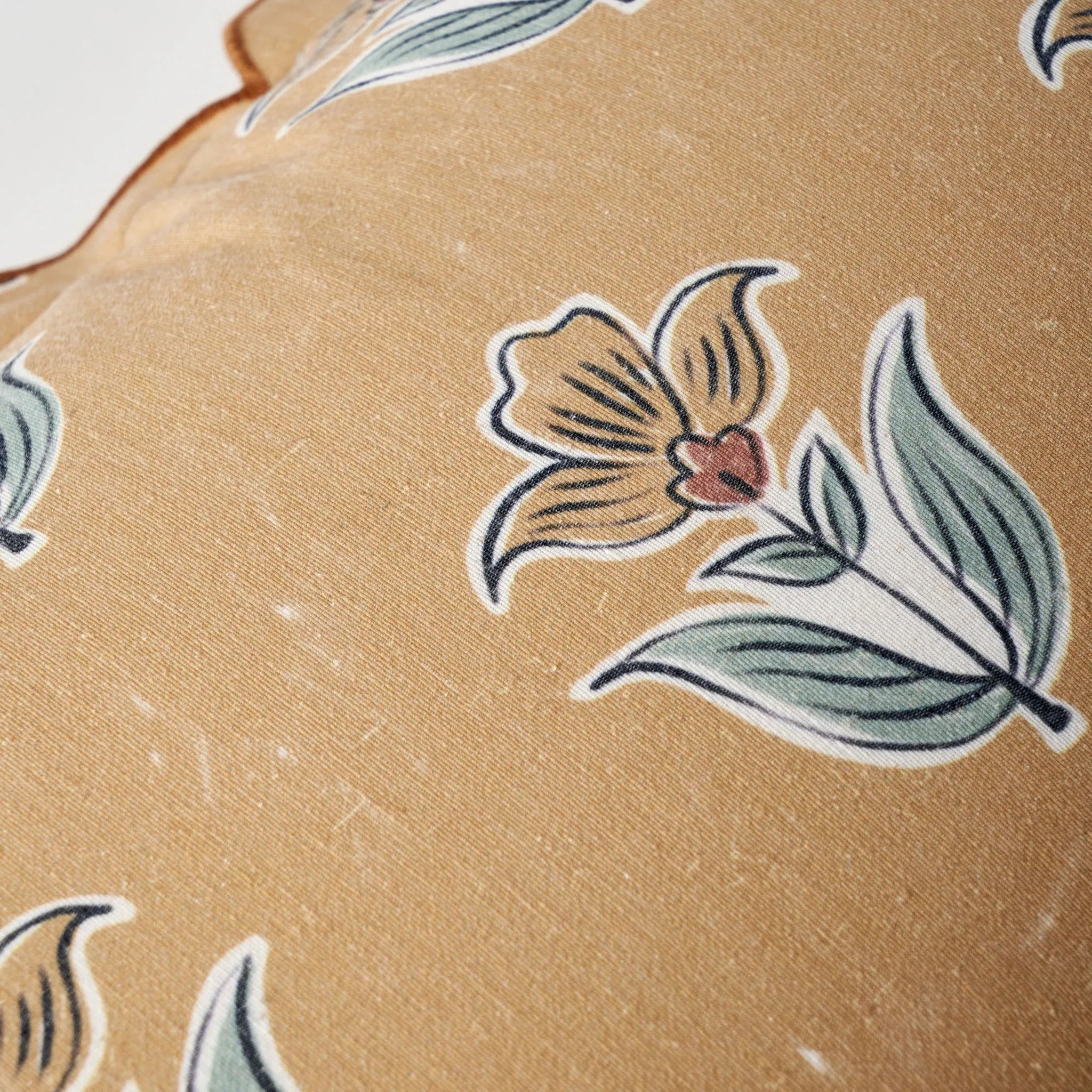Indian Scallop Cushion Cover detail view
