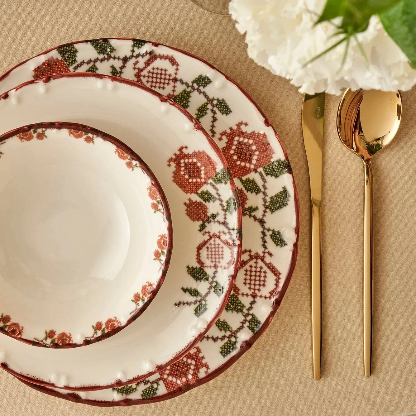 Jolly Porcelain Dinnerware Set (18 Piece) additional view