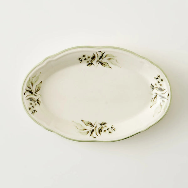 Julia Stoneware Oval Serving Platter