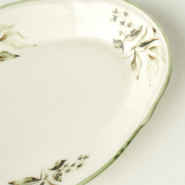 Julia Stoneware Oval Serving Platter