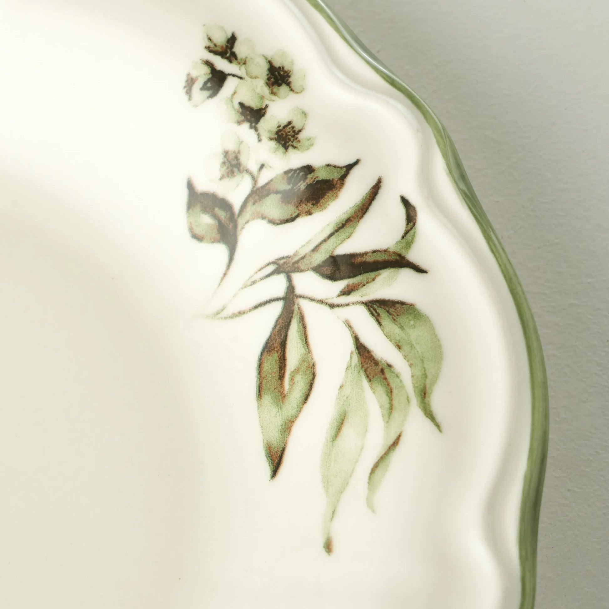 Julia Stoneware Salad Plate texture detail