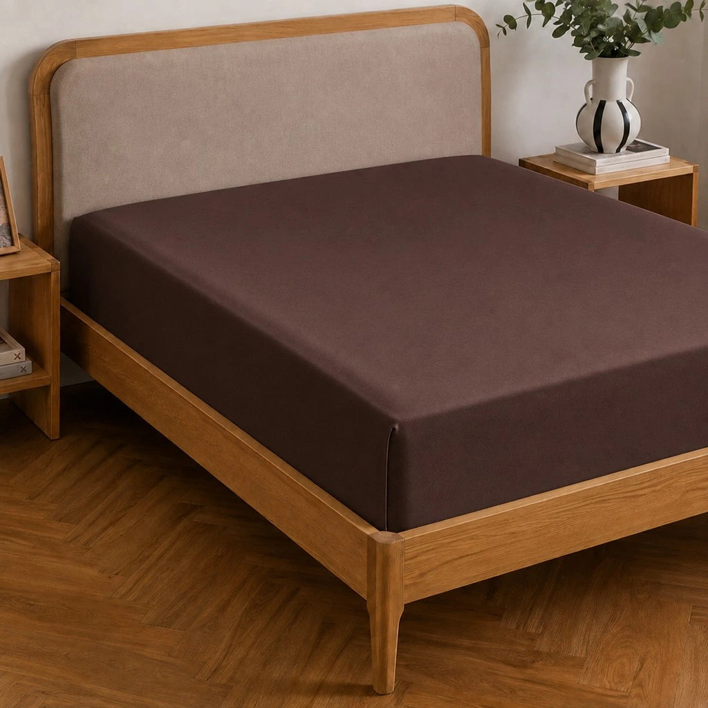 Cotton Sateen Fitted Sheet
