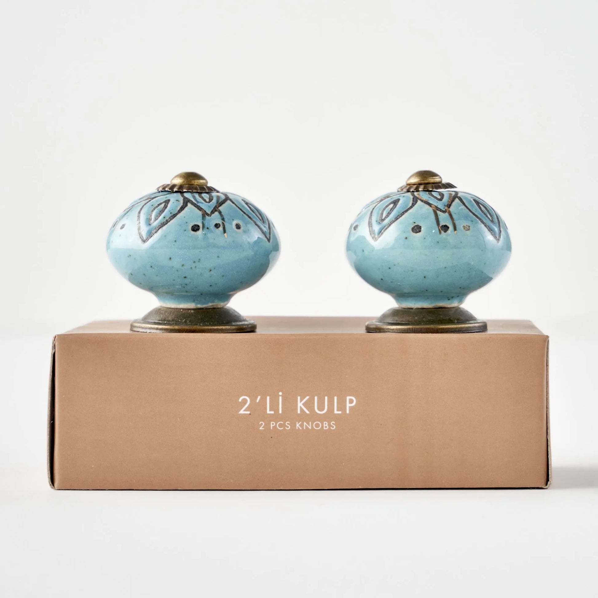 Kai Ceramic Cabinet Knobs (Set of 2) side view