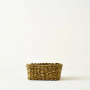 Kiara Natural Wicker Woven Square Basket