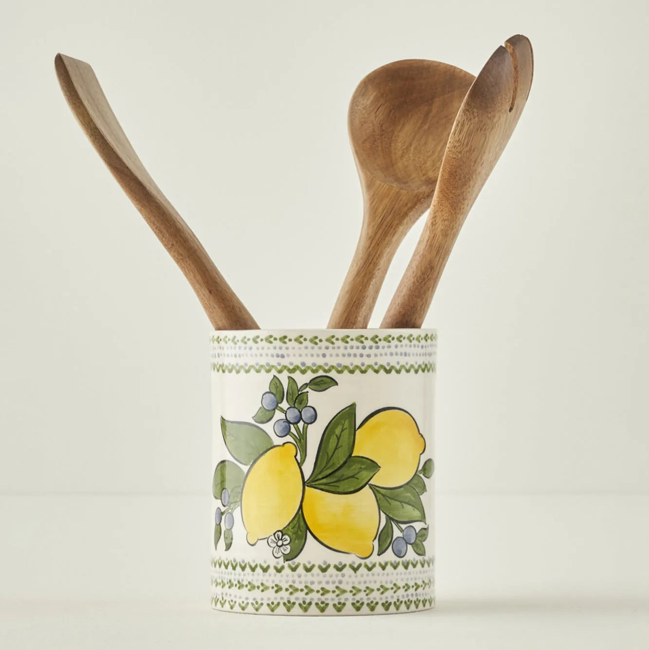 Lemoncello Ceramic Utensil Holder