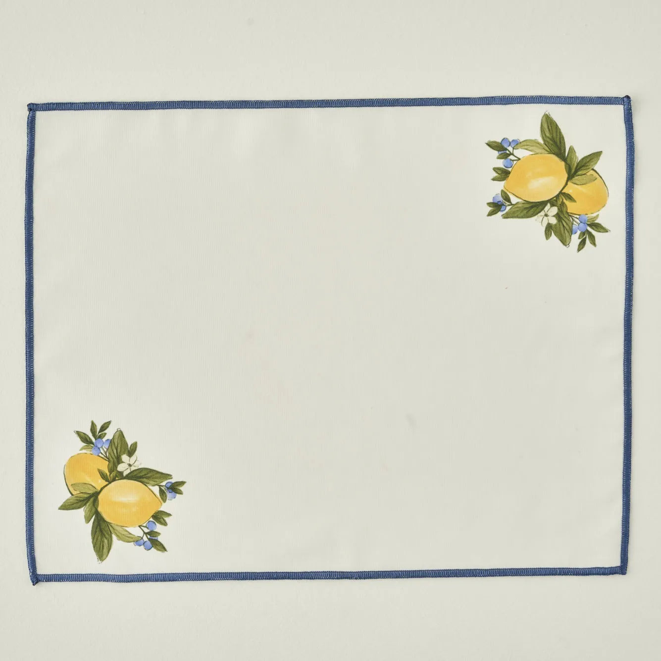 Lemoncello Cotton Placemat detail view