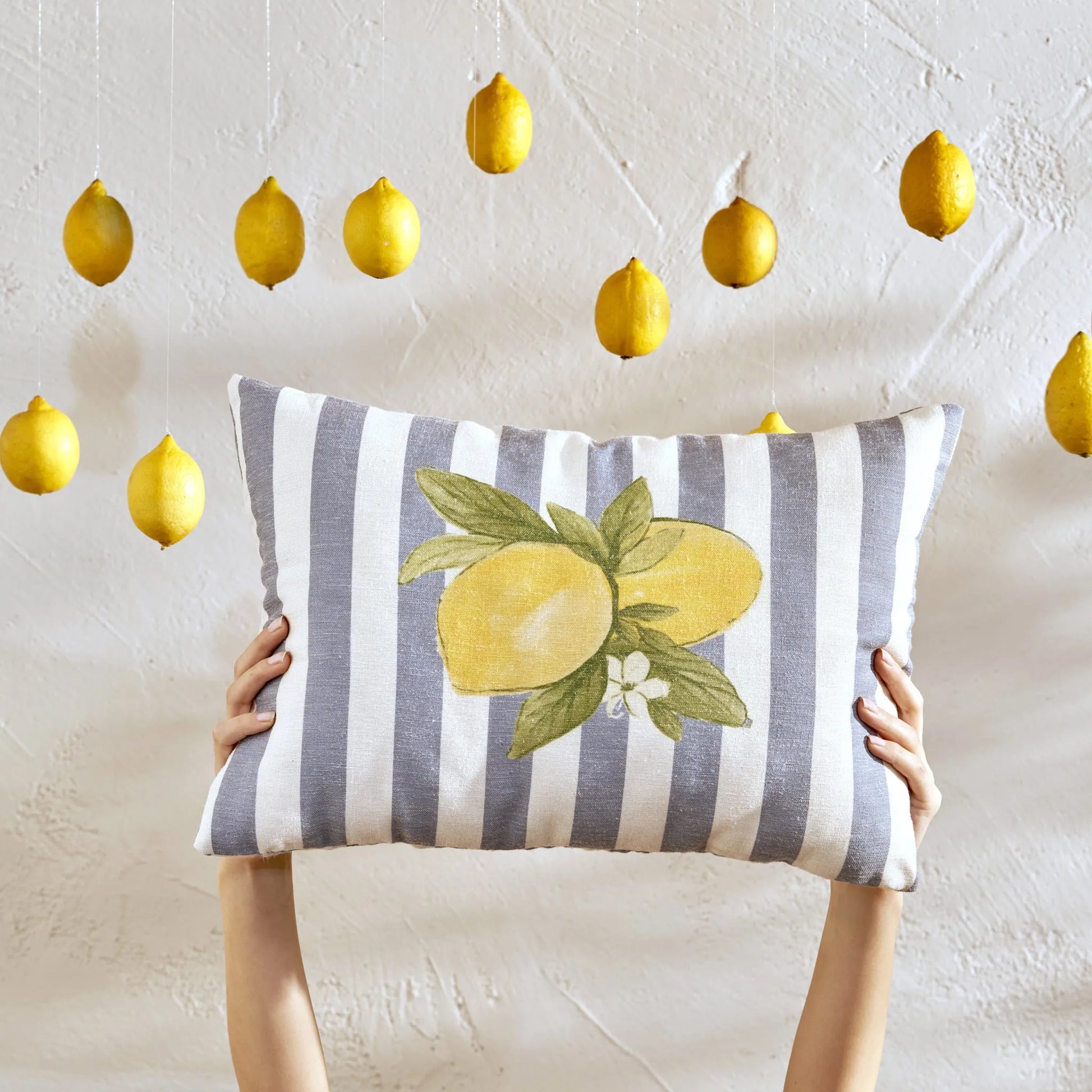 Lemoncello Cushion Cover side view