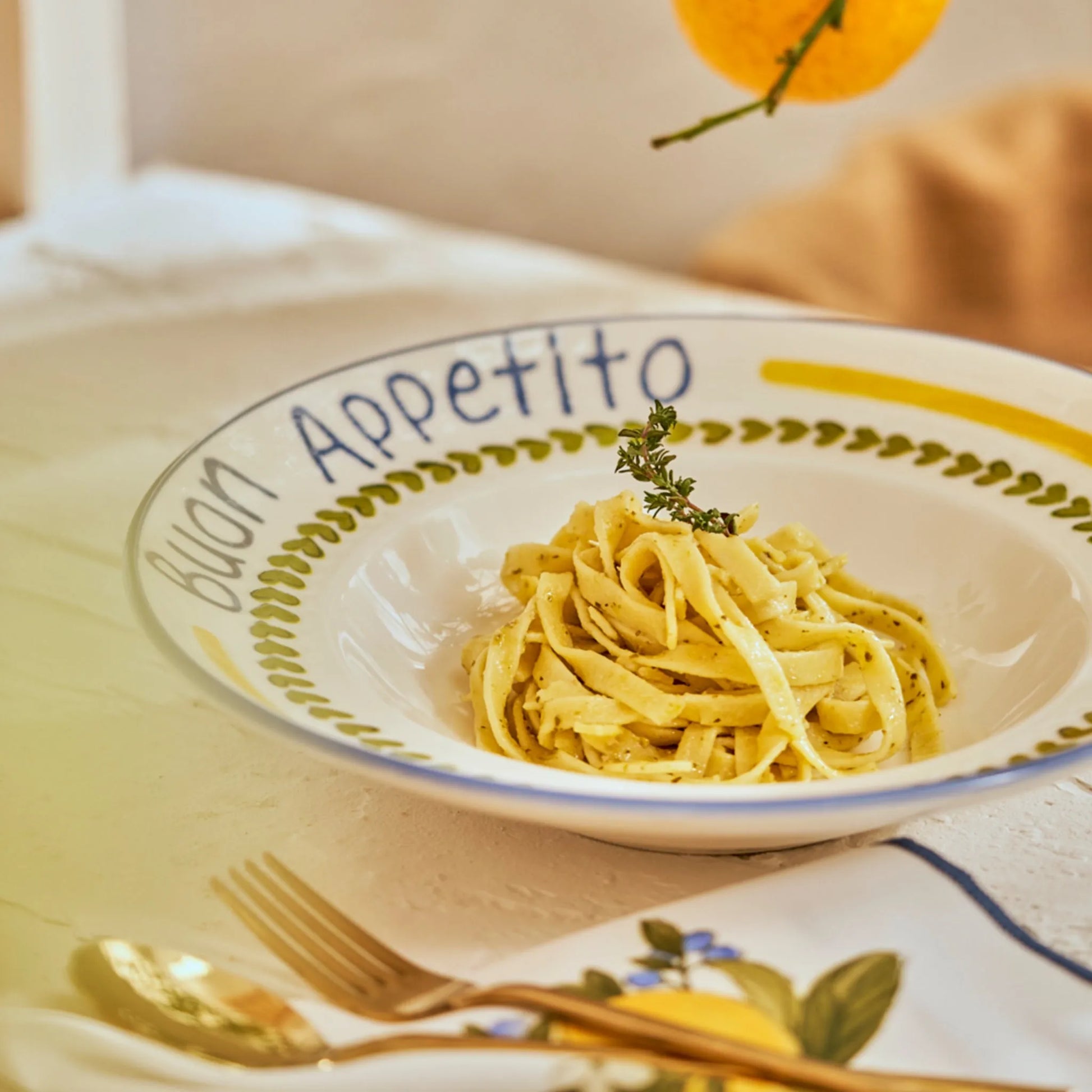 Lemoncello Porcelain Pasta Bowl additional view