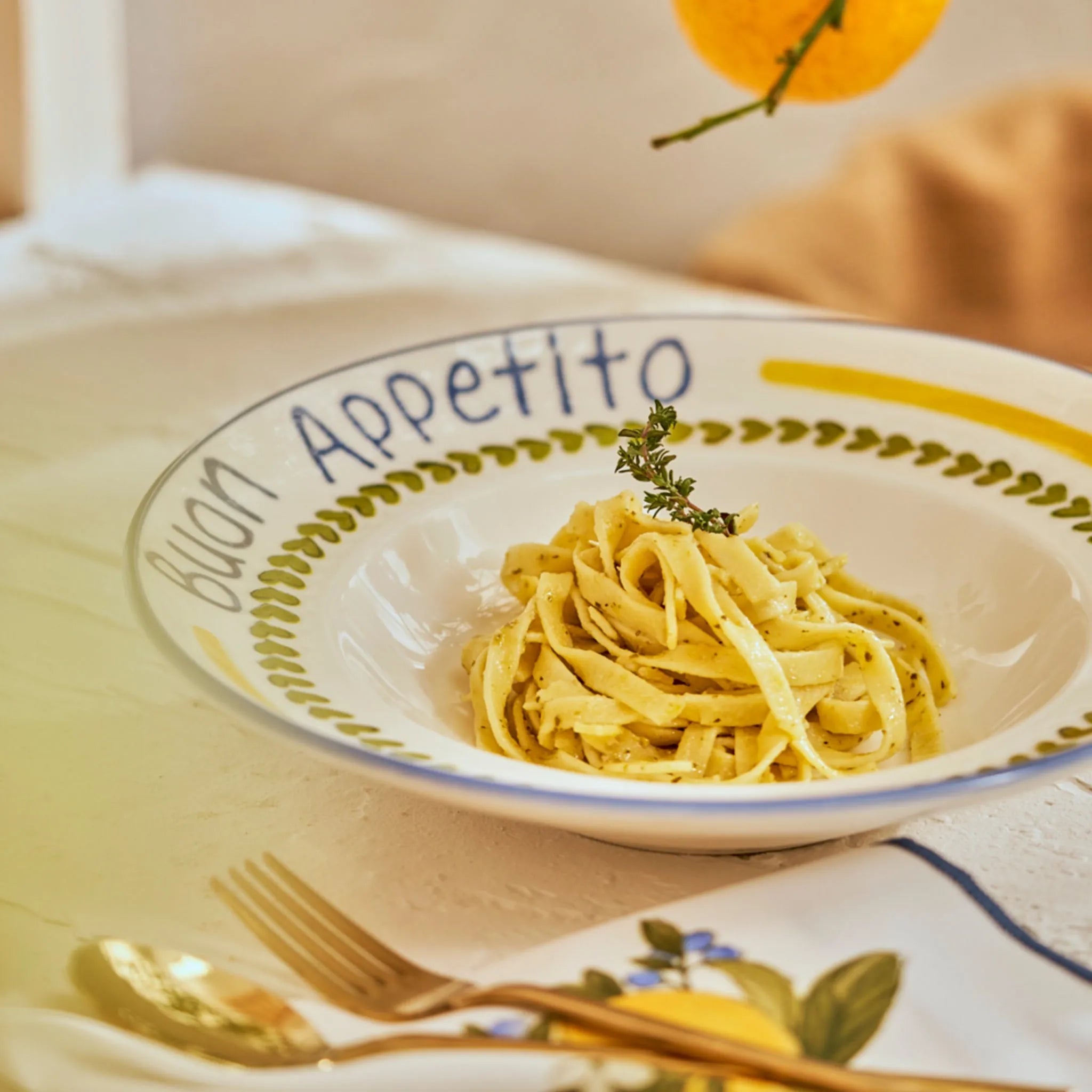 Lemoncello Porcelain Pasta Bowl additional view