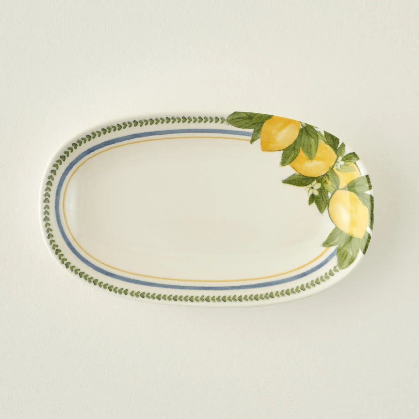 Lemoncello Porcelain Serving Platter design detail