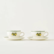 Lemoncello Porcelain Tea Cup (Set of 2)