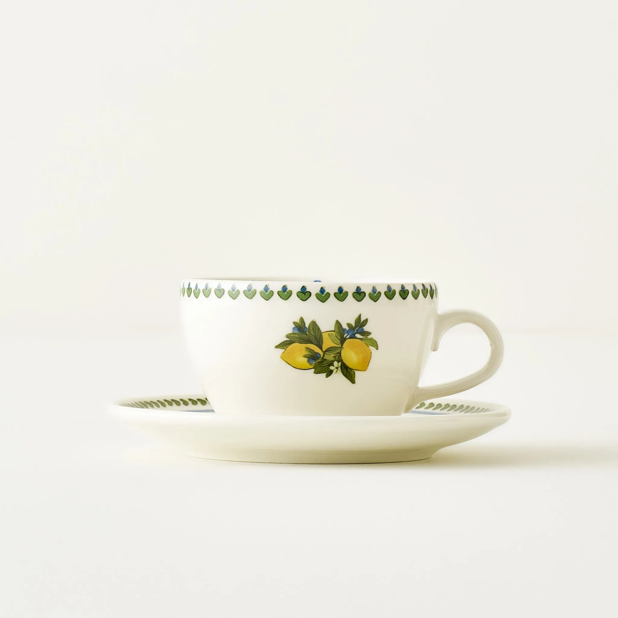 Lemoncello Porcelain Tea Cup (Set of 2) texture detail