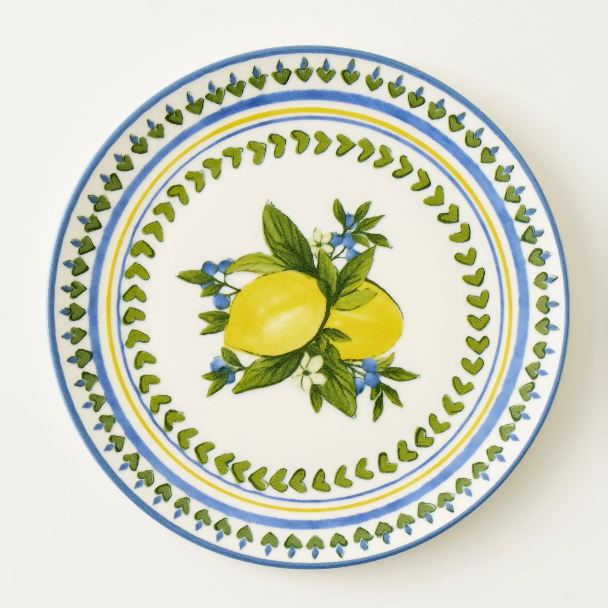Lemoncello Porcelain Yellow Dinner Plate