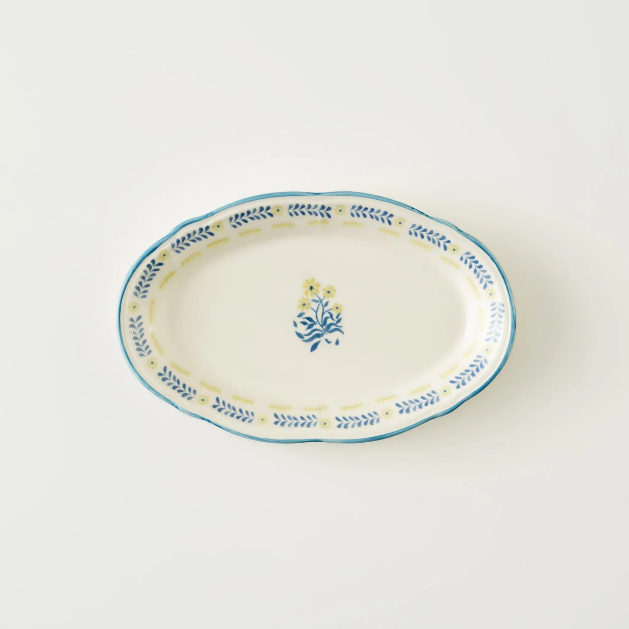 Liana Stoneware Oval Serving Platter